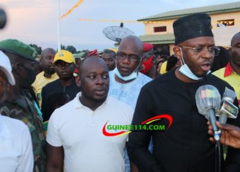 Kouroussa: le ministre Said Koulibaly, Bakary Diaby et plusieurs autres cadres répondent à l'appel de Baro, village du président