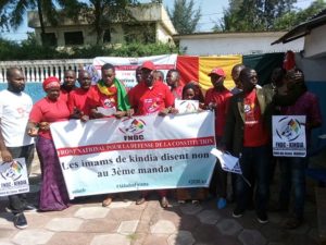 Troisième mandat: le FNDC Kindia tape du poing sur la table