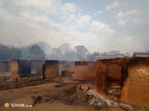 Grave incendie à Tokounou, où le cortège de Dalein avait été bloqué en 2021