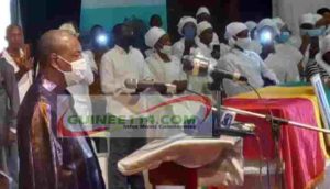 Alpha Condé aux obsèques de Biro Kanté: «Nous n’étions pas toujours d'accord, il était du PDG, mais…»