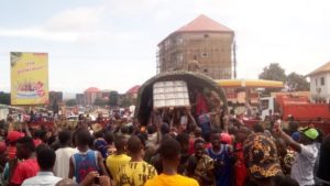 Conakry: des citoyens très contents du démantèlement des PA