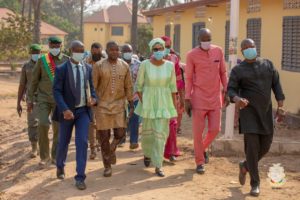 Tournée dans les universités et centres de recherches: la ministre et sa suite à Kindia