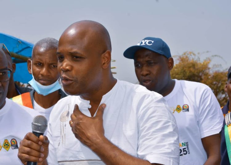 CAN 2025: les travaux d'aménagement des sites lancés à Labé...