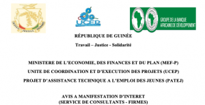 Recrutement d’un spécialiste en suivi et évaluation des projets pour l’UCEP: report de la date limite...