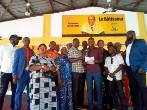 Siège du RPG: des soutiens d'Alpha Condé font leur bilan et appellent à la mobilisation (Déclaration)