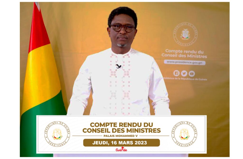 Compte rendu du Conseil des Ministres du jeudi 16 mars 2023