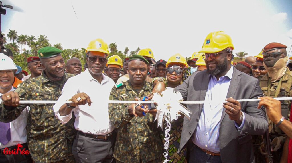 Projet Simandou : un mois après sa relance, le mégaprojet de minerai de fer enregistre un important ouvrage dans le village de Kolata ( Maferinyah -Forécariah)