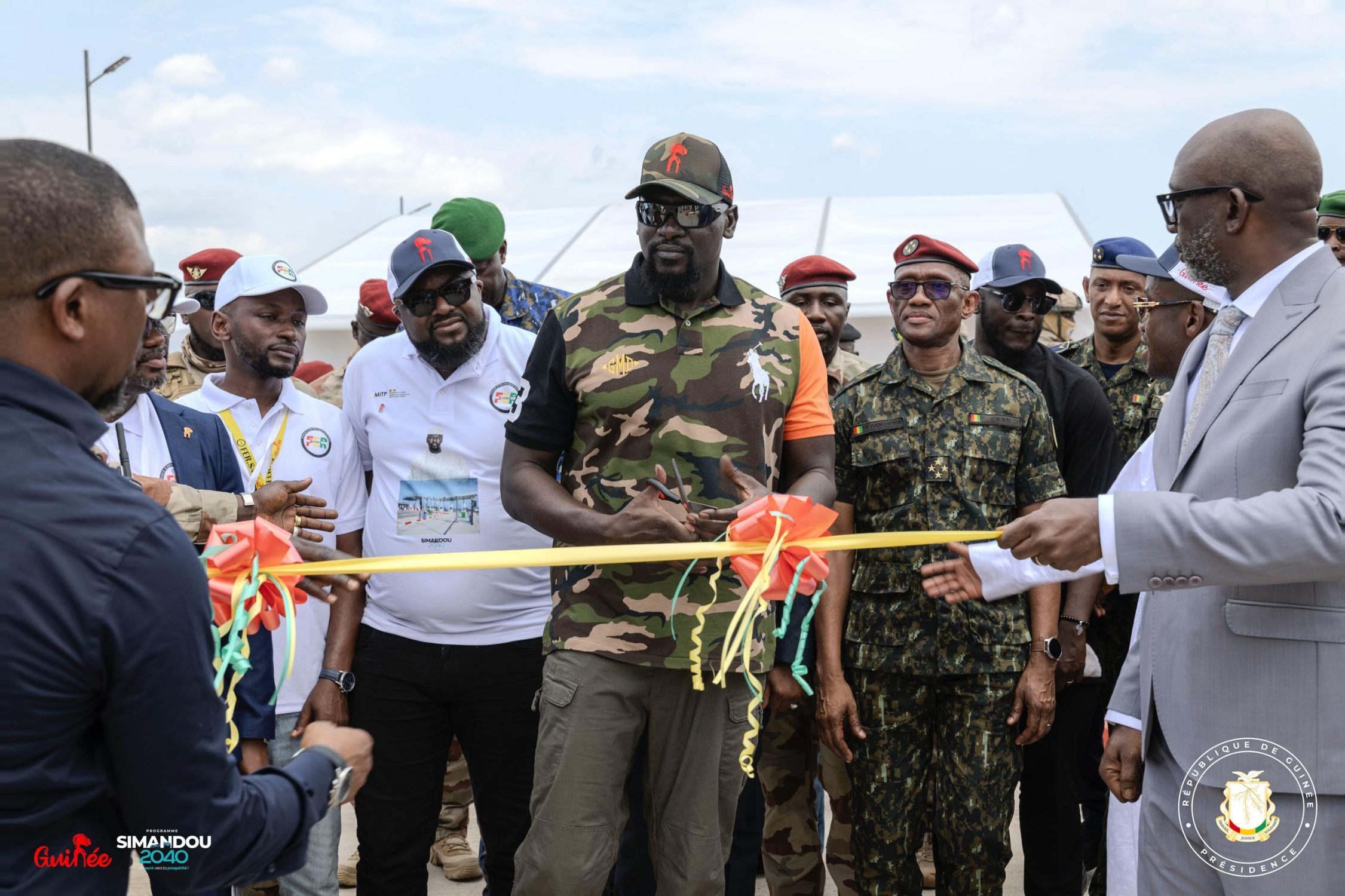 Mise en œuvre du Programme Simandou 2040: le Président de la République S.E le Général Mamadi DOUMBOUYA inaugure le grand pont de TANÉNÈ