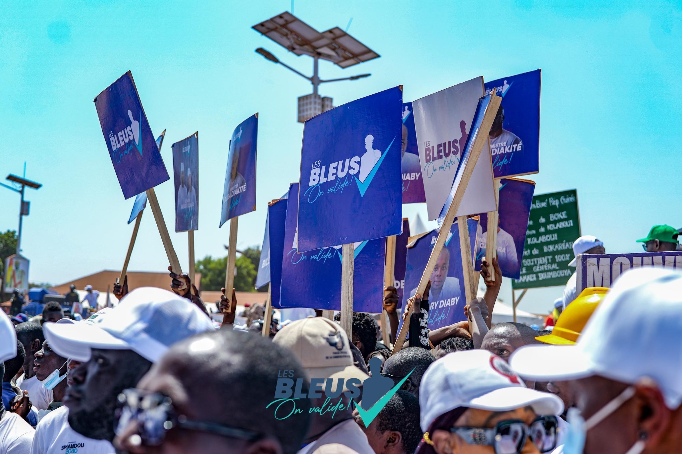 Boké : mobilisation des « Bleus » en soutien au Général Mamadi Doumbouya et aux acquis du CNRD