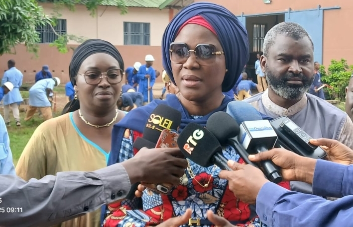 Examens pratiques des écoles professionnelles : la ministre lance les épreuves au CFP Camara Laye avec plus de 22 000 candidats concernés