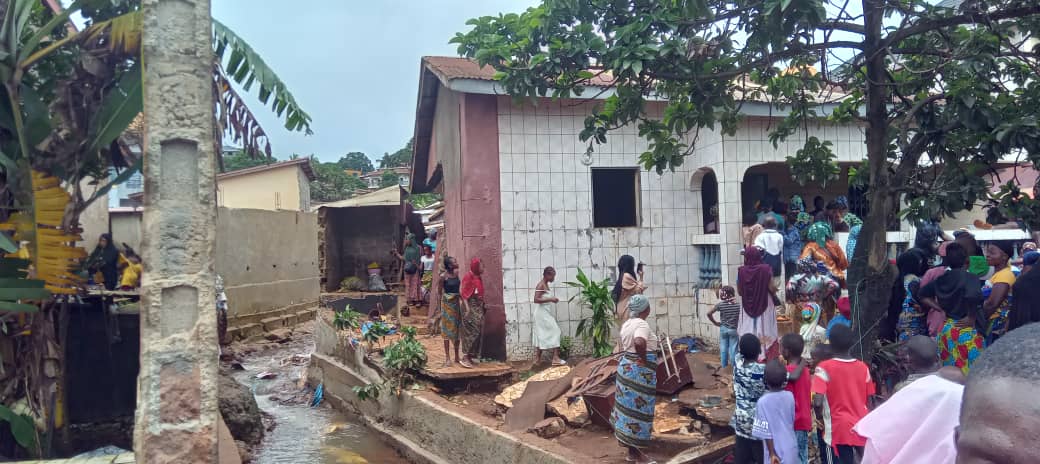 Forte pluie torrentielle à Conakry : Deux morts et deux disparues à Simambossiya 