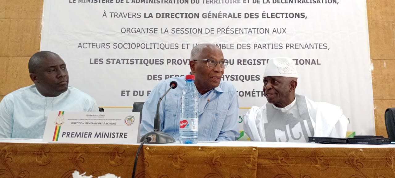 MATD : Les statistiques provisoires du registre national des personnes physiques et du fichier électoral biométrique présentées aux acteurs socio-politiques 