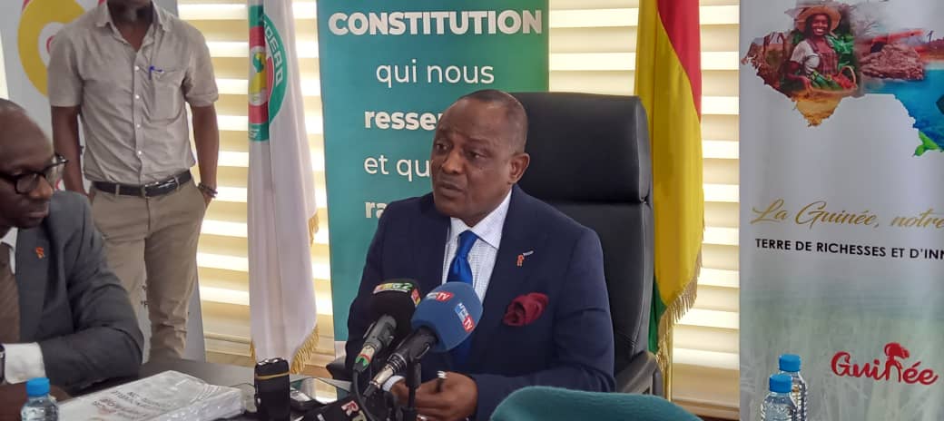 Vulgarisation du rojet de nouvelle Constitution : Le ministre Fana SOUMAH a reçu des responsables et représentants des associations de presse 