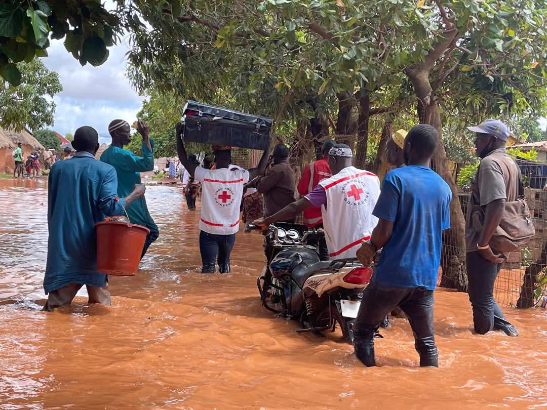 Siguiri : Plusieurs quartiers inondés suite à une forte pluie