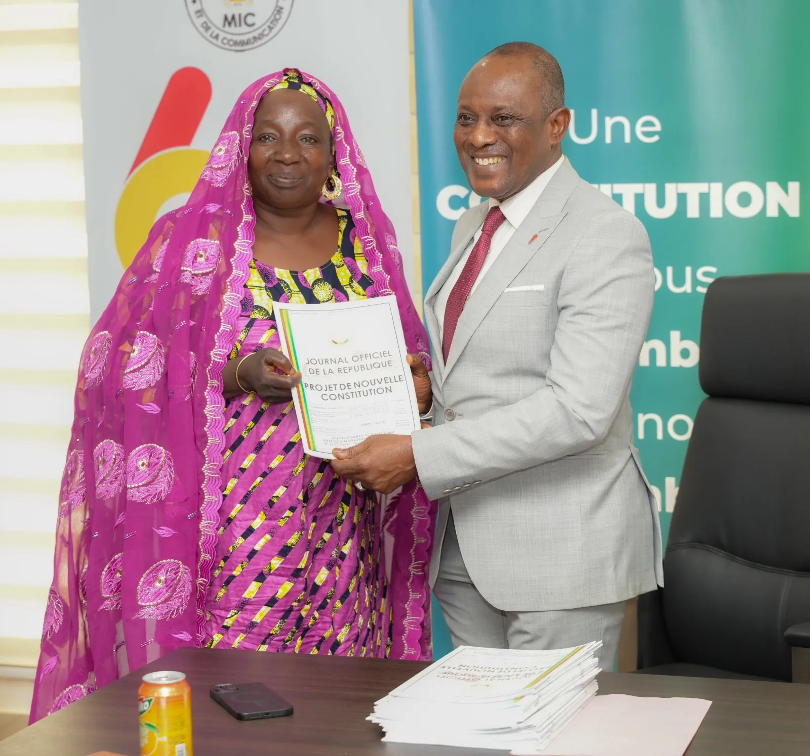 Vulgarisation du projet de nouvelle Constitution : les 38 responsables des radios rurales reçus par le ministre Fana Soumah