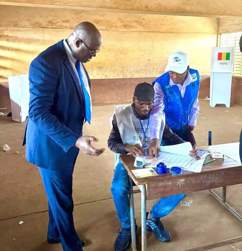 Scrutin référendaire, Faya Millimouno, Bloc Libéral, Tombolia, Enta-Fassa, référendum constitutionnel, vote, non, militants, paix, résilience, intimidation, préfet de N’Zérékoré, République, junte militaire, gestion transitoire, administration, bureaux de vote, campagne, Aliou Diaguissa Sow
