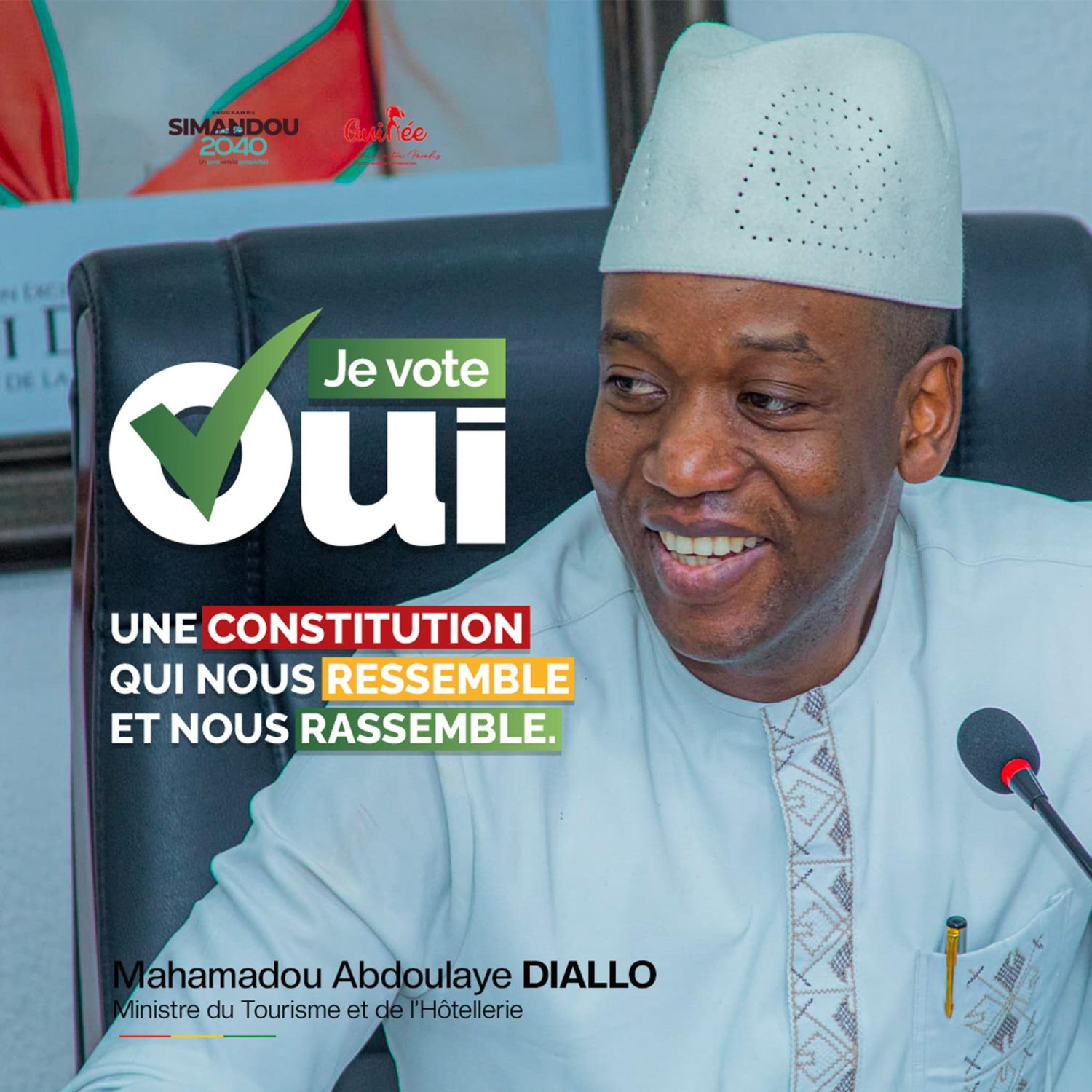 Referendum: Le Ministre du Tourisme et de l’Artisanat appelle Oui, le «choix de la responsabilité et du patriotisme»