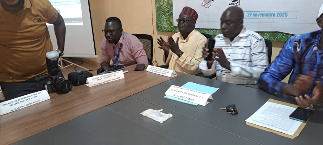 Société civile : lancement à Fria du projet SOCIDYP