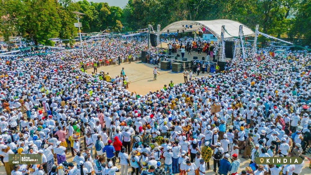 Kindia défie les dieux de la mobilisation en faveur de Mamadi Doumbouya