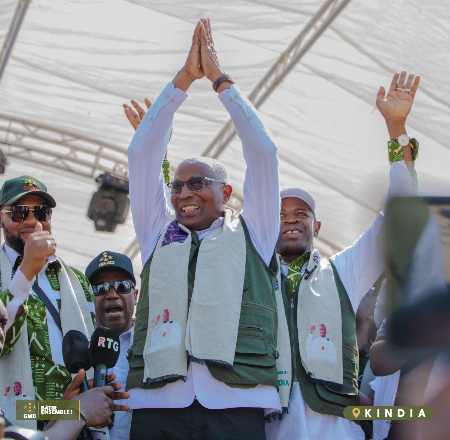 Kindia défie les dieux de la mobilisation en faveur de Mamadi Doumbouya