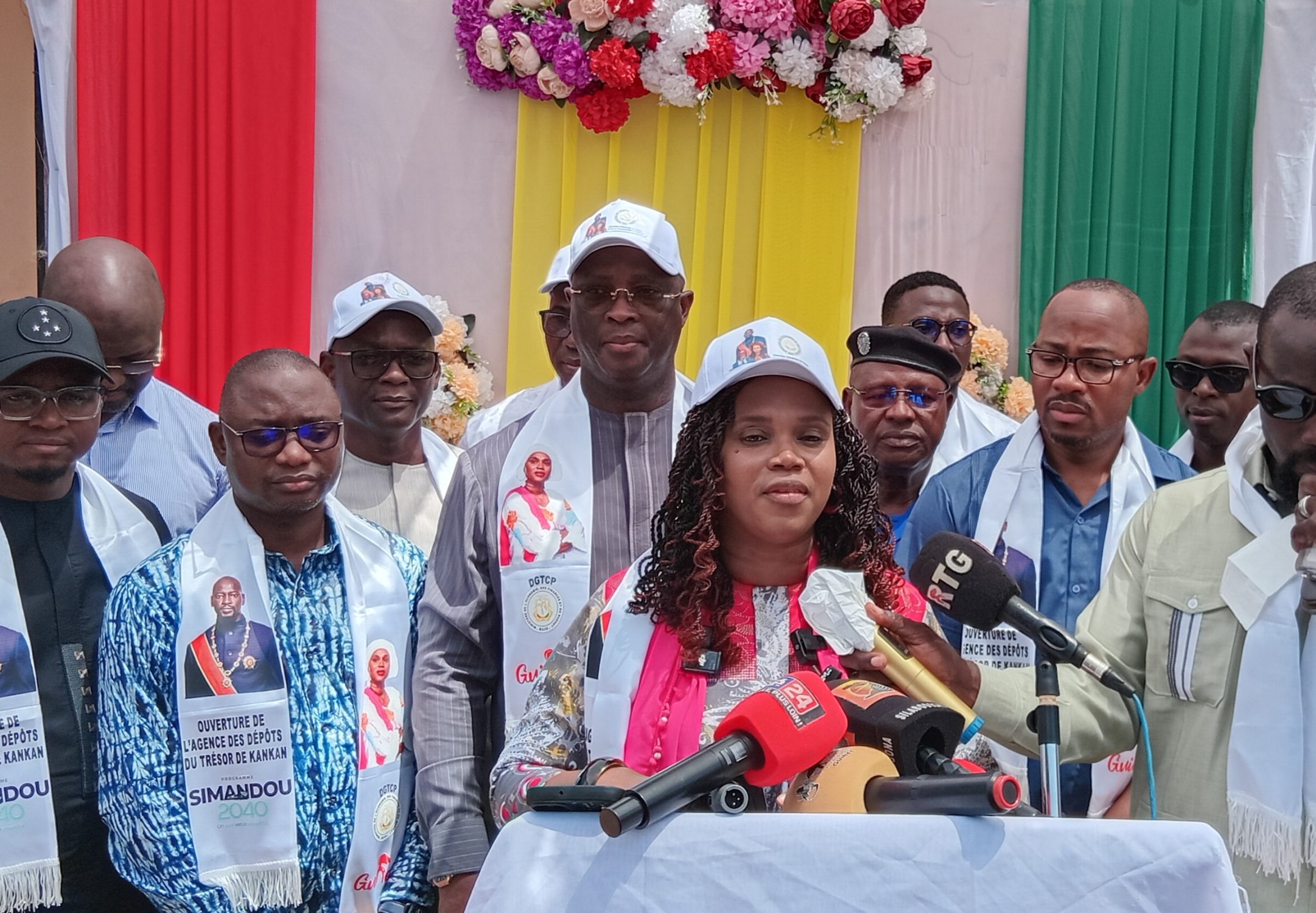 Kankan : La ministre Mariama Ciré Sylla inaugure une agence des dépôts du trésor public