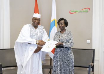 La Guinée à l’honneur à la Francophonie : l’ambassadeur Ben Diawadou Traoré remet ses lettres de créance à Louise Mushikiwabo